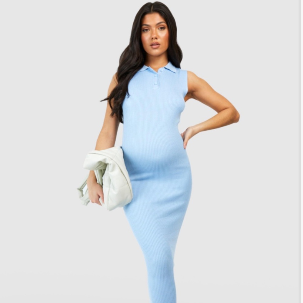 Ribbed Maternity dress